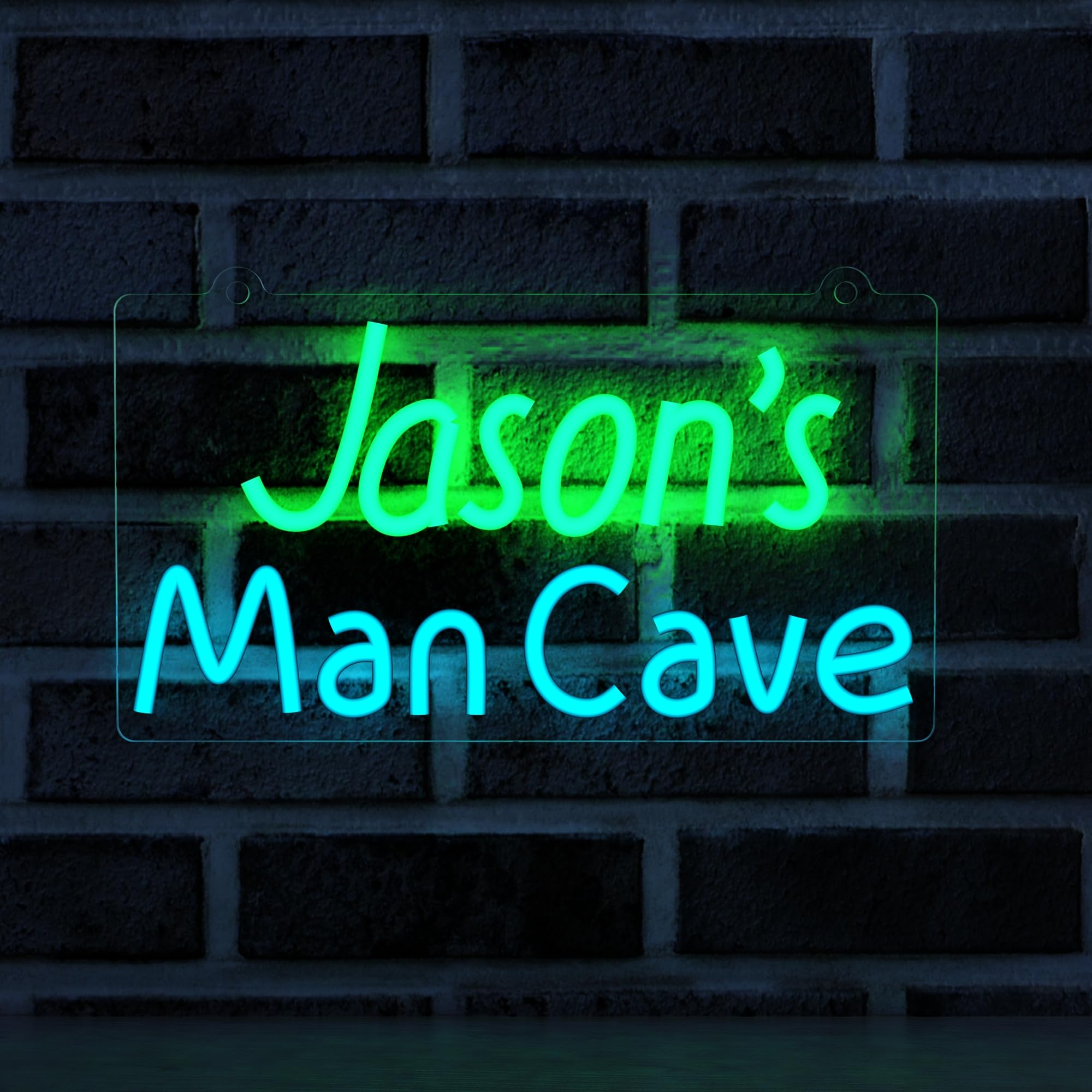 Customized Man Cave Neon Sign YuanDian, Personalised Neon Lights for Gamer Room Wall Decor, Gift Ideas for Boys Game Nephew Men Teen Son Grandson โ image 1