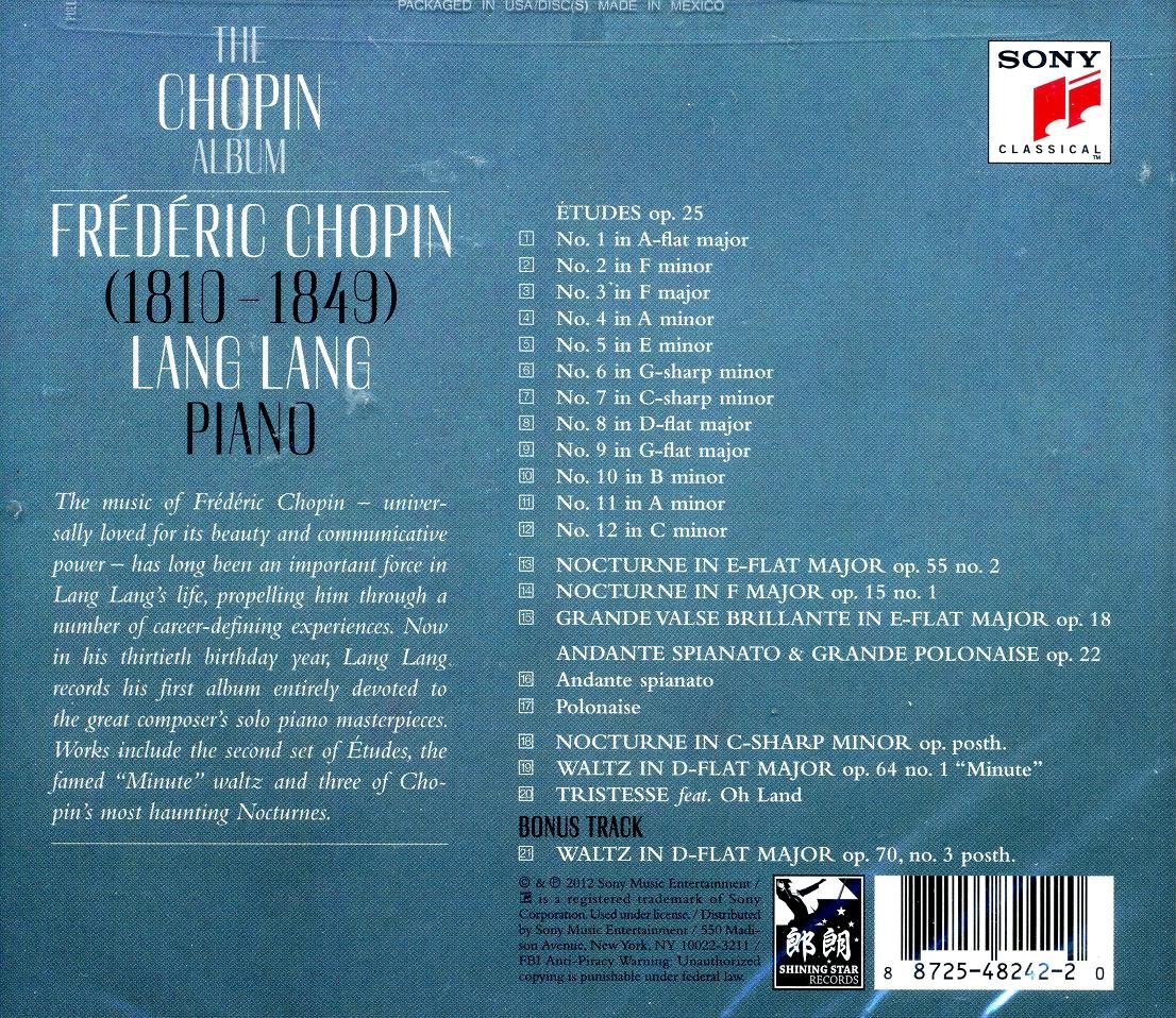 Lang Lang: The Chopin Album