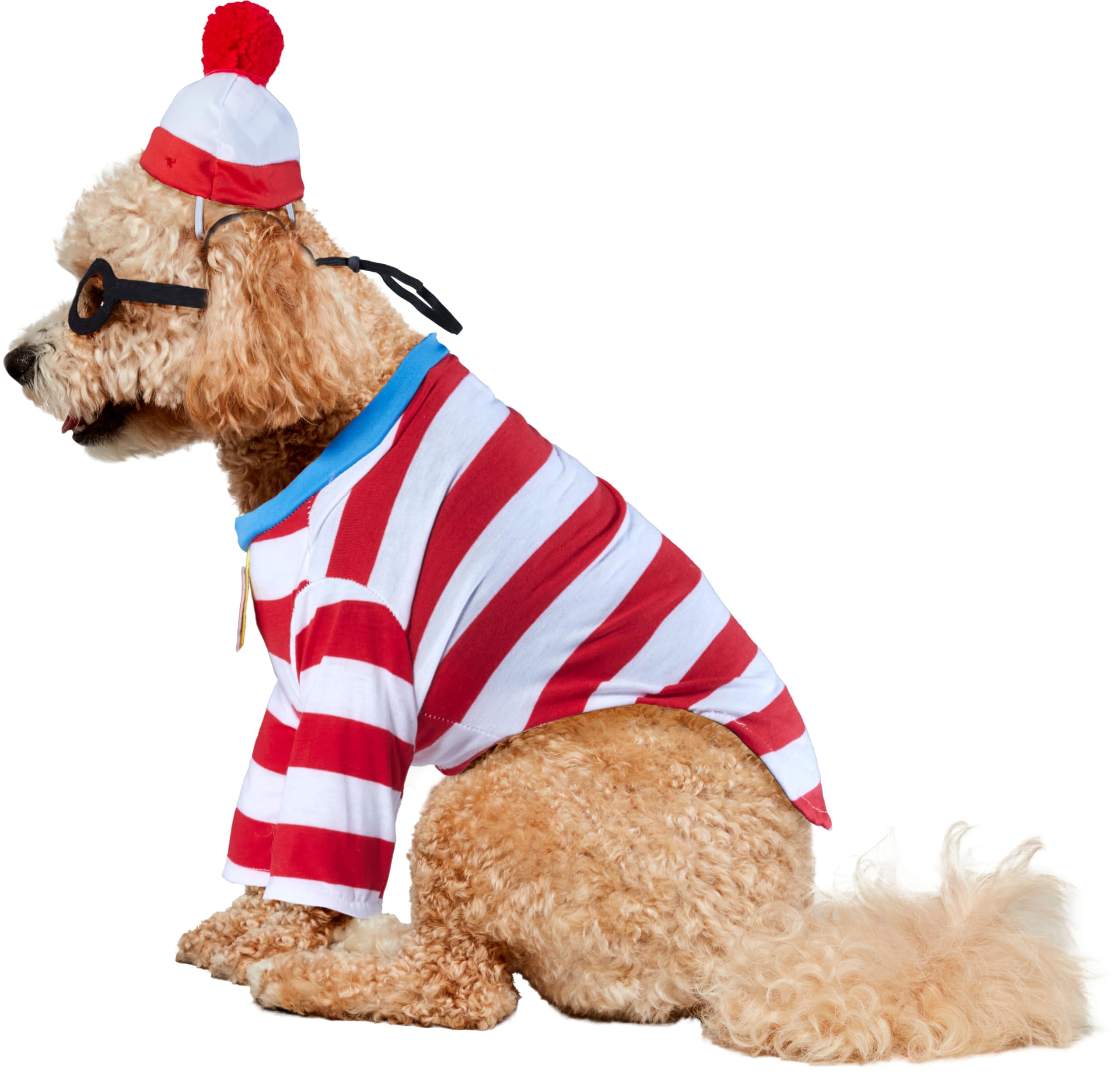 Rubie's Where's Waldo Pet Costume, Medium, Model:580696_M, Red/White - Image 3