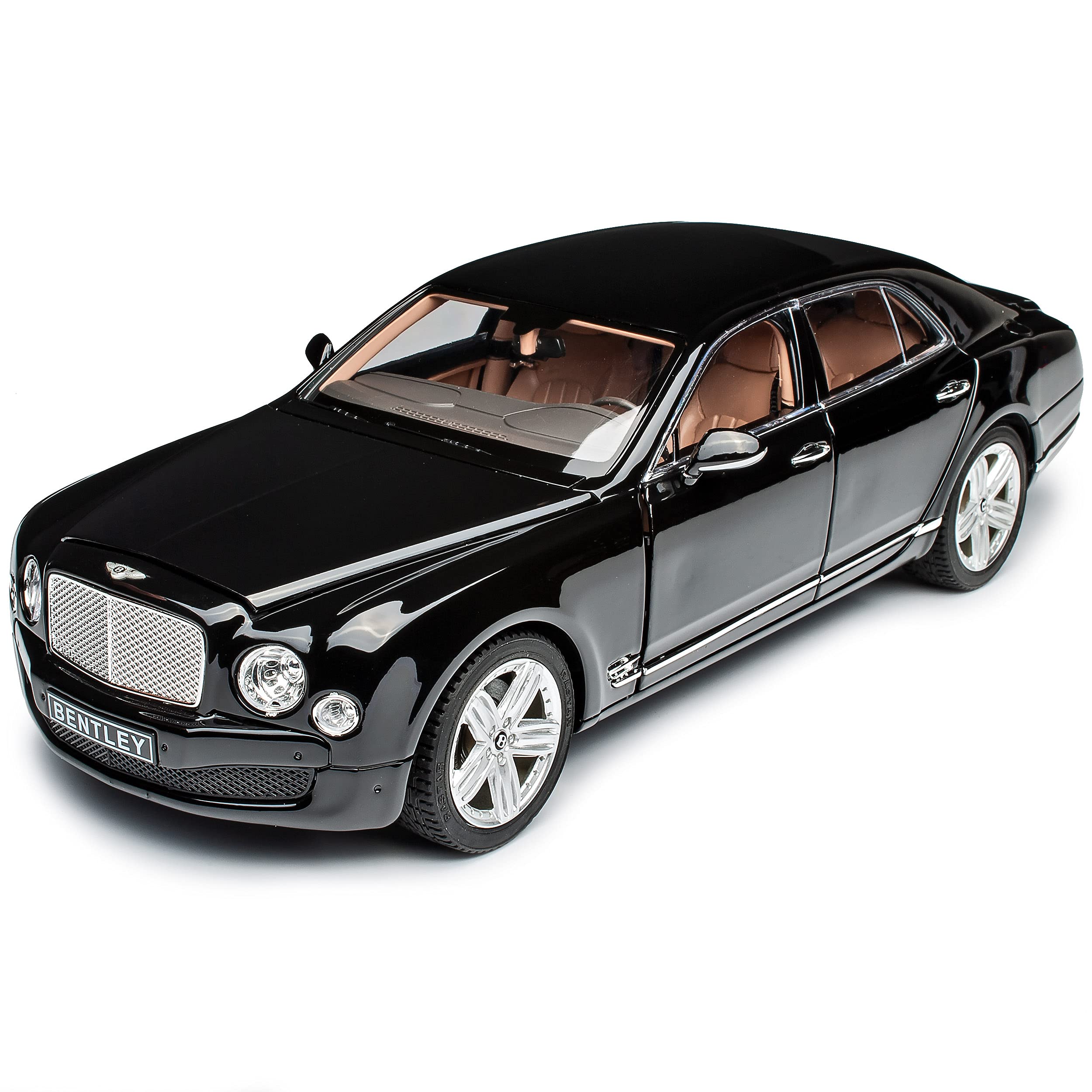 Generisch Bentley Mulsanne Schwarz 1/18 Modell Auto