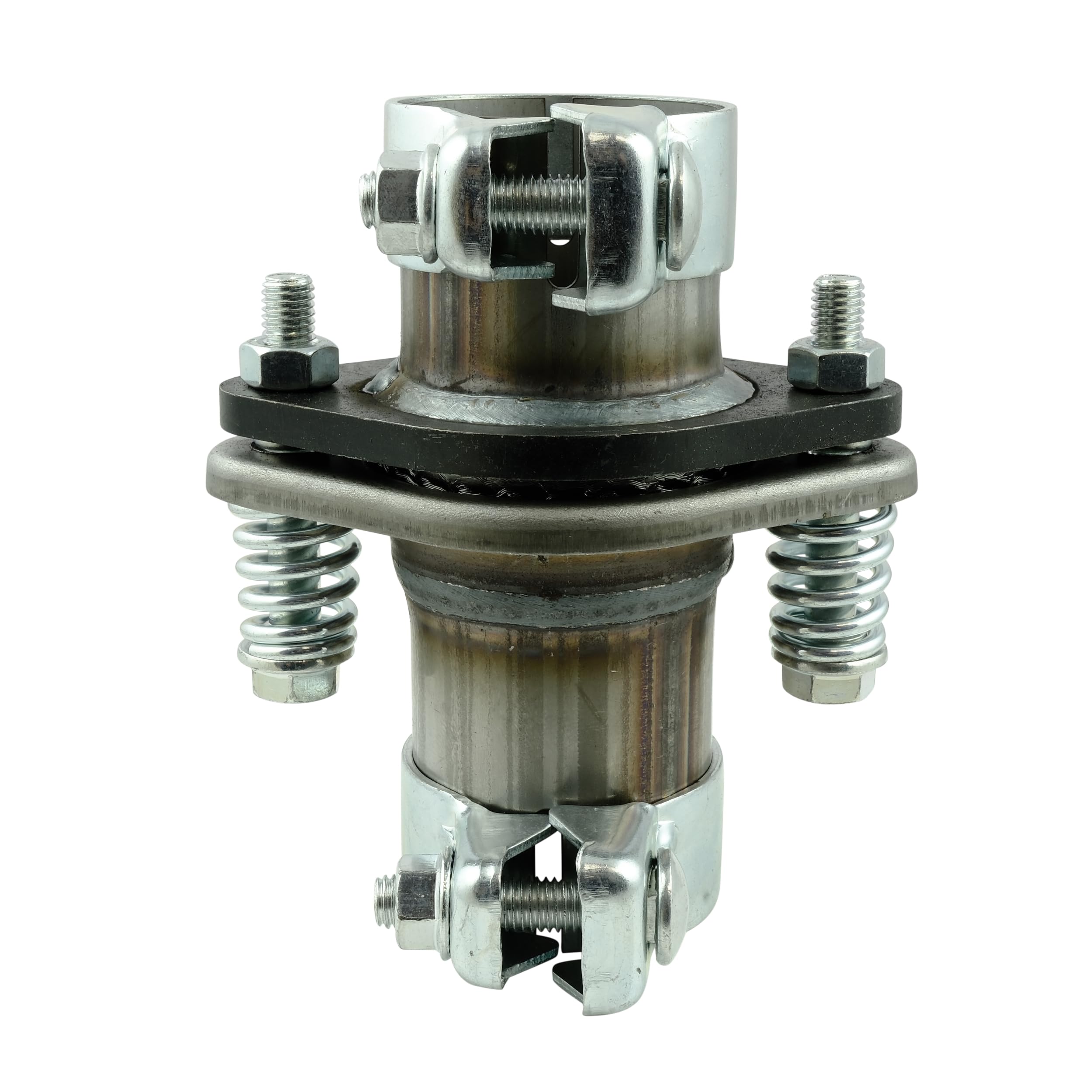 Auspuff Reparatursatz Flanschset Rohrverbinder Kompensator - Mit Schellen 55mm