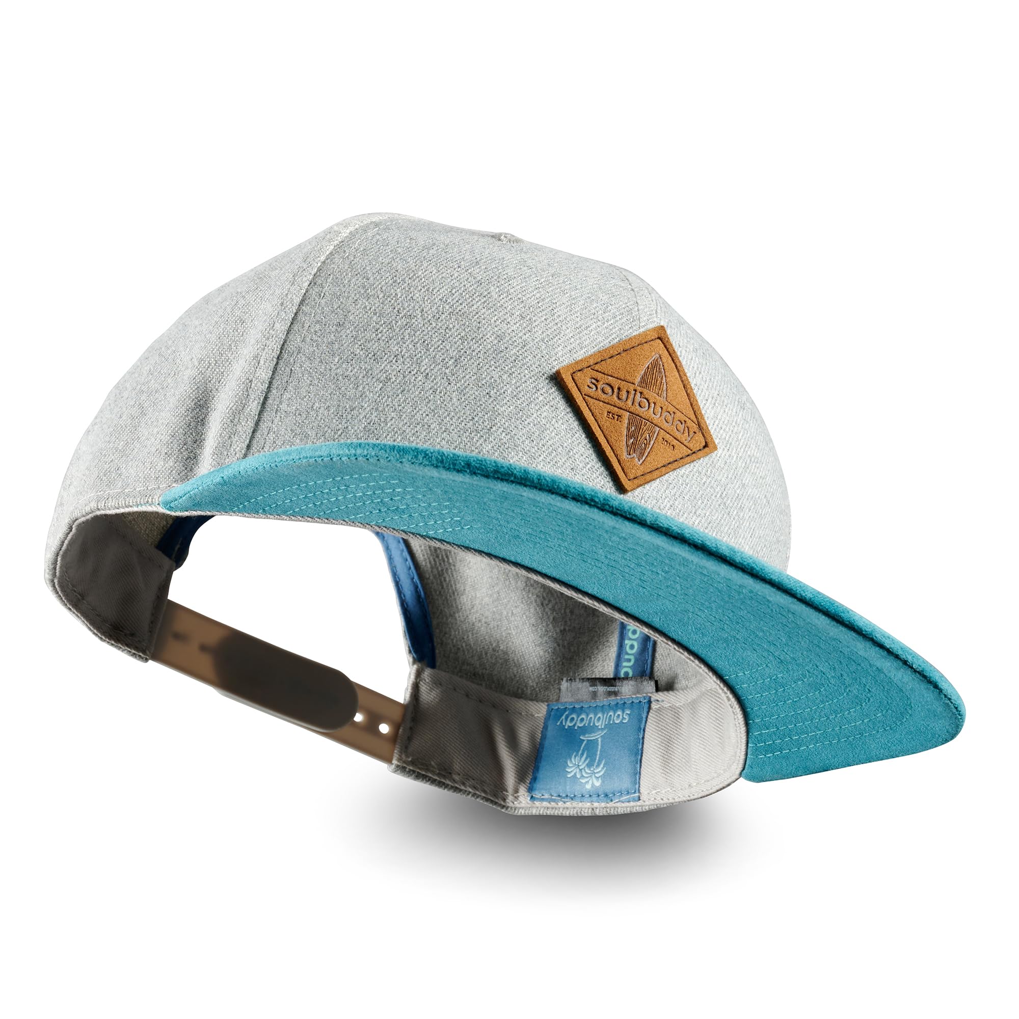 Soulbuddy Snapback Cap Herren & Damen – Basecap Unisex - Verstellbarer Snapback-Verschluss – Bequeme Streetwear Kappe - Outdoor & Freizeit Baseball Cap für Väter – One Size