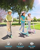 Vista 2 de Gyroor KS2 Kids Electric Scooter with LED Lights – Safe 5 MPH Speed, Foot Sensor Start, Adjustable Handlebar, Fast Charging, for Ages 6–12