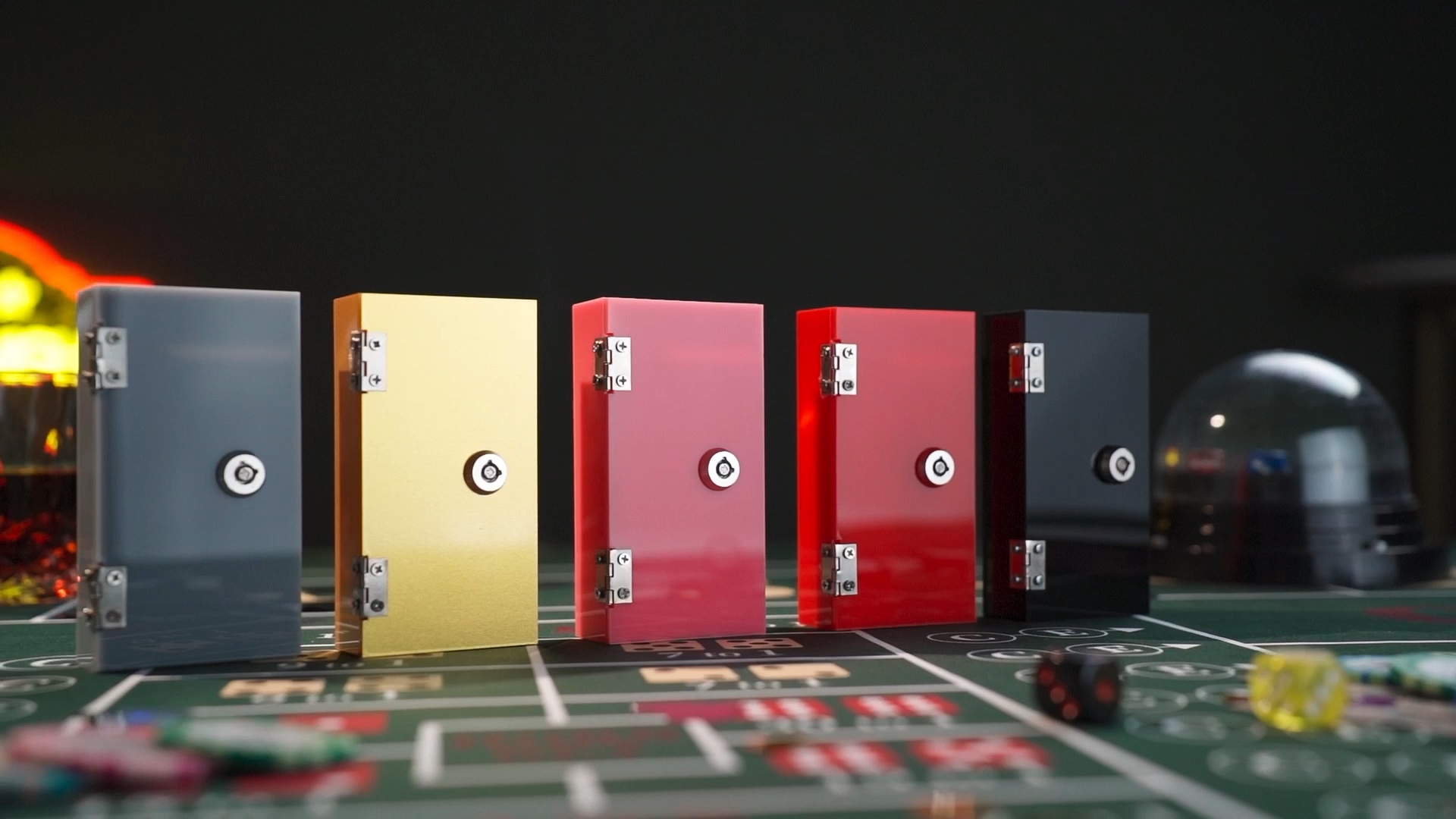 Amazon.com: CroBlissful 1 Pack Acrylic Money Bank Box for Gambler