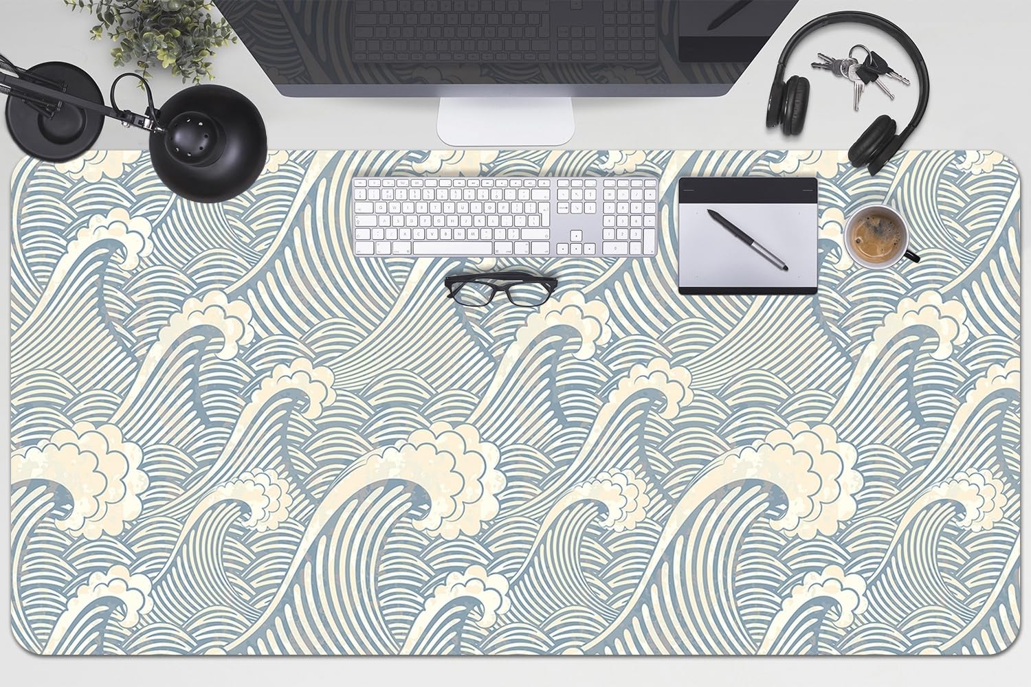 Tapis de Souris Imperméable et Antidérapant Grand Format 100x50 - 8