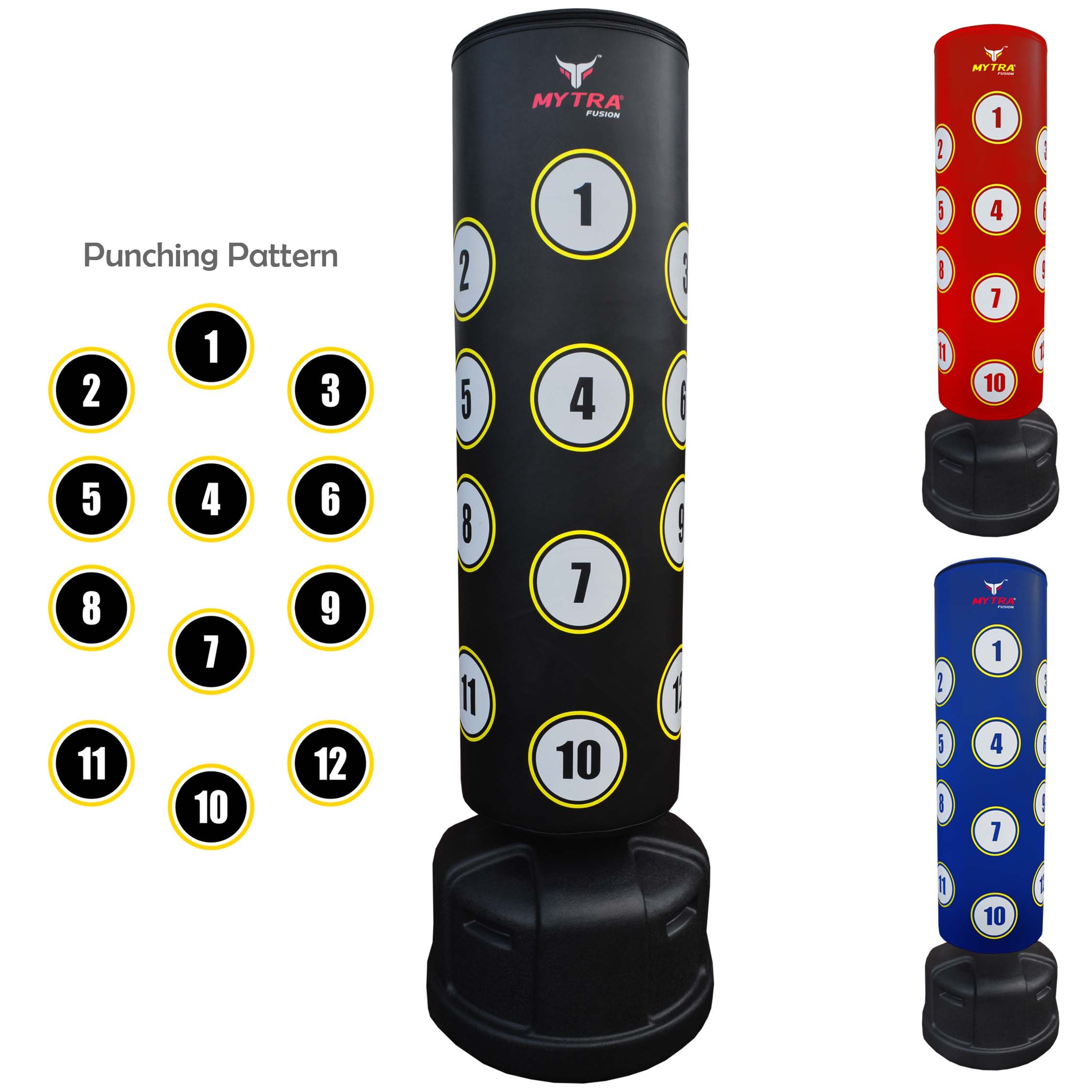 Mytra Fusion Pedestal 6ft Boxing Bag Free Standing Punching Target