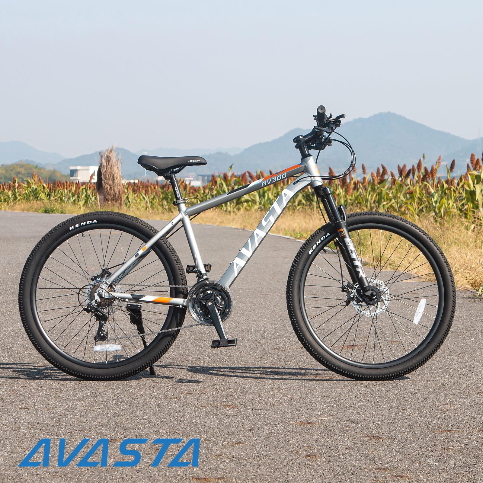 Test Du VTT 26″ 21 Vitesses En Aluminium Avec Suspension Avant