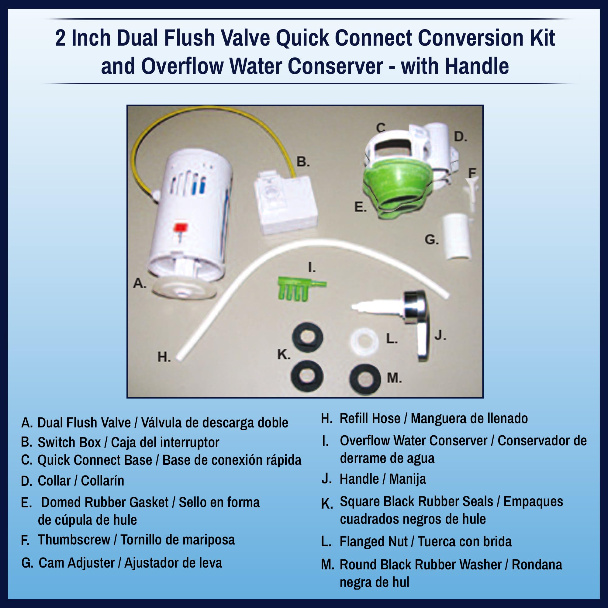 ストライクウィッチーズ2 たのメル便変更可能 2 INCH DUAL FLUSH QUICK CONNECT VALVE CONVERSION KIT W