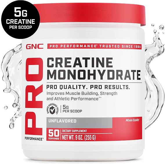 GNC Creatine Monohydrate 255G Spor Takviyesi