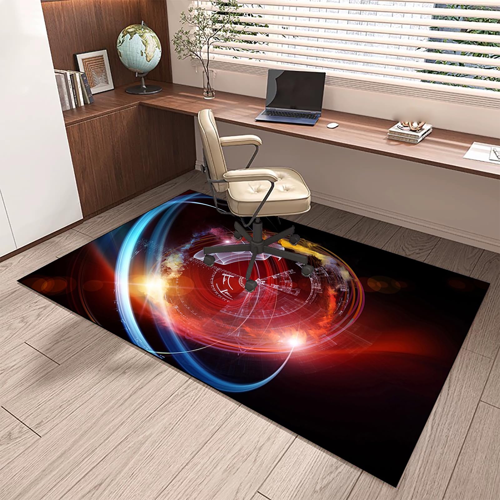 Dywan Krzesło Gaming Ochraniacz Podłogi Na Wózkach Inwalidzkich Biuro Biurko Gamer Mata 90 x 140 cm Mata ochronna Podłogi Biuro Mata podłogowa na Twarde podłogi, Laminat