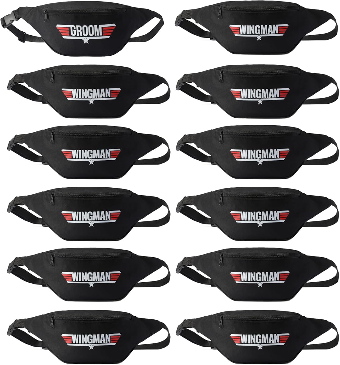 Pop Fizz Designs Bachelor Fanny Packs | Groom and Wingman Fanny Packs (12)