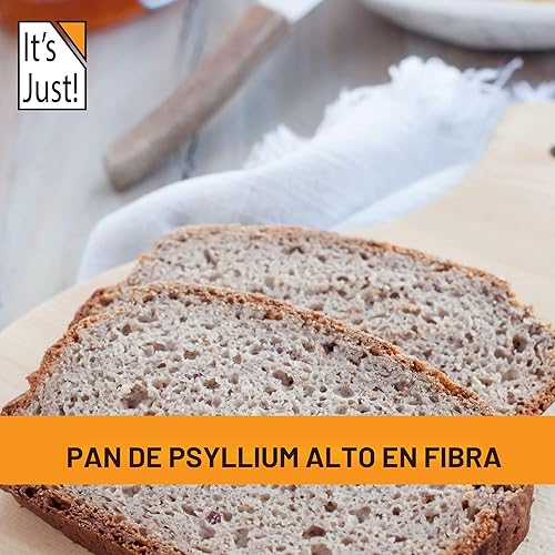 Miniatura 3 de It's Just! - Polvo de cáscara de psyllium, fibra dietética fácil de mezclar, limpia tu sistema digestivo, polvo finamente molido, ideal para hornear