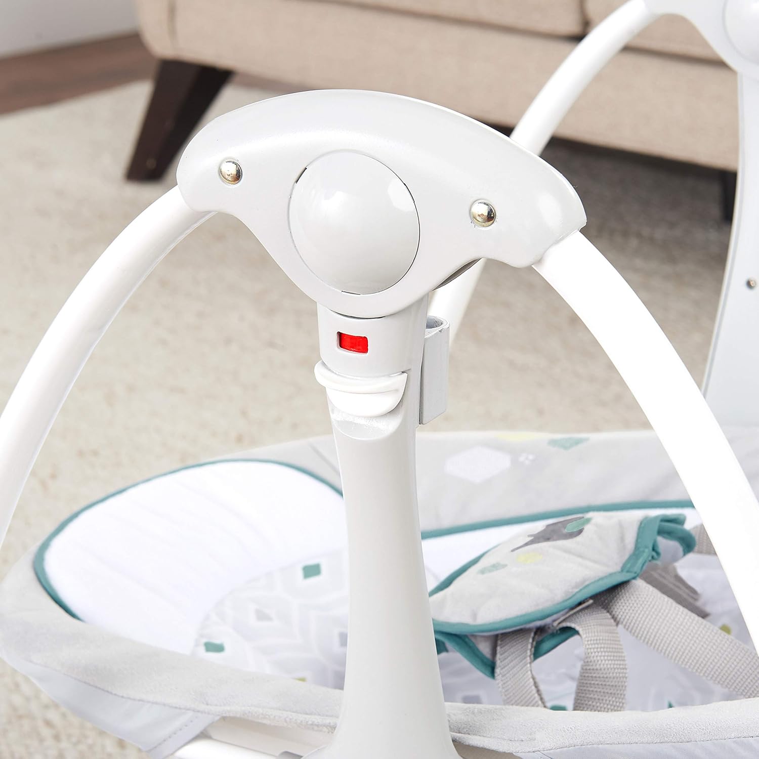 Ingenuity ConvertMe Swing2Seat BatterySaving Portable Baby Swing Nash