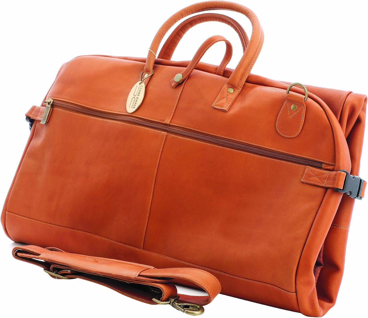 Claire Chase Garment Sleeve Tri-Fold, Saddle, One Size