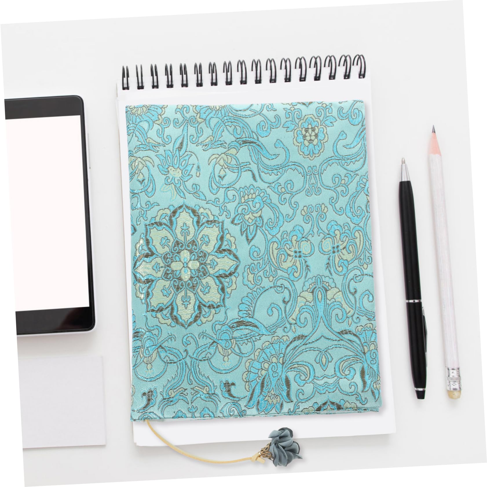 VILLCASE 4 Pièces couverture de livre format a5 livre decoration décoration tissu de signature protège- décoratif pochette de pour les amoureux des s en tissu