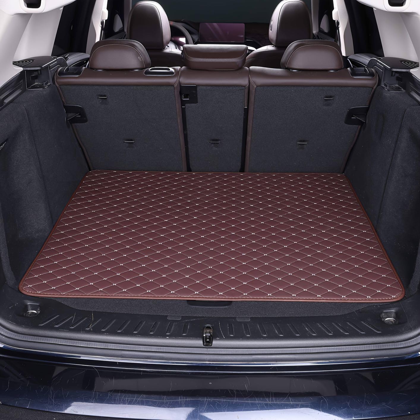 YDSTNiu Car Boot Mat for Countryman 2021-2025, Trunk Liner Cargo Tray Heavy Duty Luggage Mat Floor Protector Mud Guard Waterproof Protection Cover,B