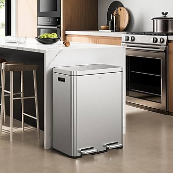 Amazon.com: EKO Edison Dual Trash Can for Recycling and