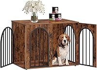 Vista 15 de Muebles de madera para perros de 31.5 pulgadas, jaula de interior para perros pequeños/medianos, jaulas resistentes decorativas para casa