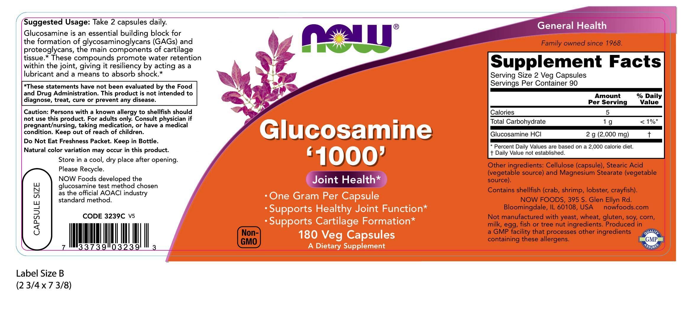 Glucosamine 1000-180 vcaps