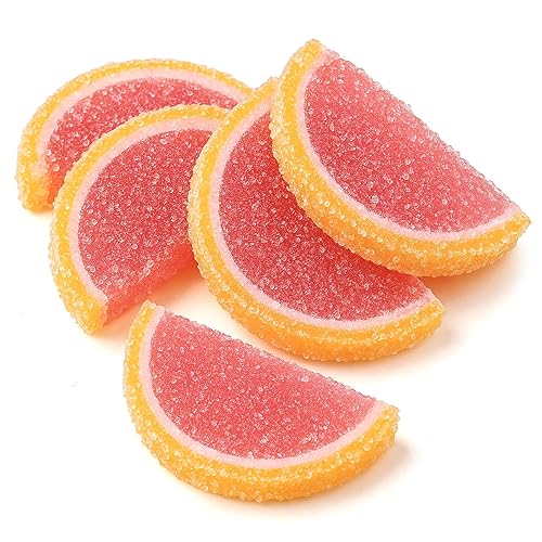 Miniatura 4 de NY Spice Shop Fruit Slices Jelly Candy  8 onzas de fruta confitada de pomelo rosa  Rebanadas de caramelo de frutas  Rebanadas de caramelo de goma a