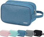 Narwey Travel Toiletry Bag for Women and Men Traveling Dopp Kit Makeup Bag Organizer Cosmetic Bag Make Up Bag Toiletries Bag for Accessories (Dark Purple)