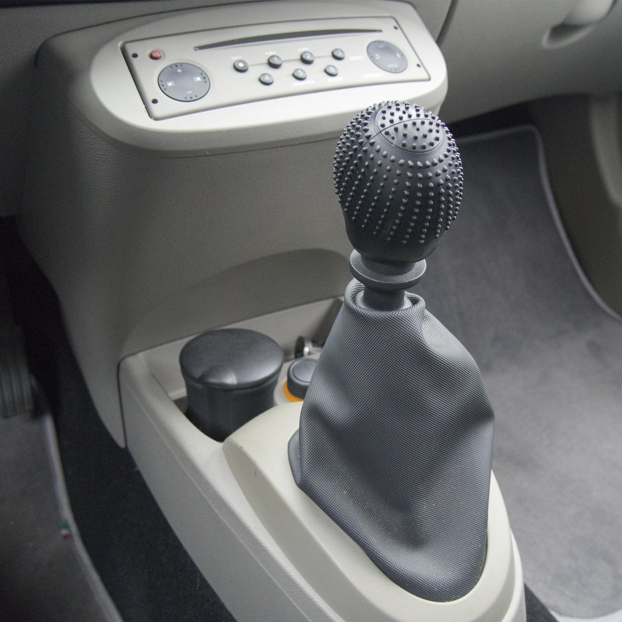 Image secondaire de Housse de Pommeau de Vitesse en Silicone Noir avec Grip Antidérapant