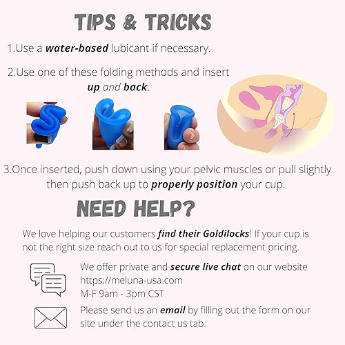 Miniatura 7 de Copa menstrual más personalizable de MeLuna USA  Ajuste personalizado para todo tipo de cuerpo  Copas de período cómodas reutilizables  Alternativa