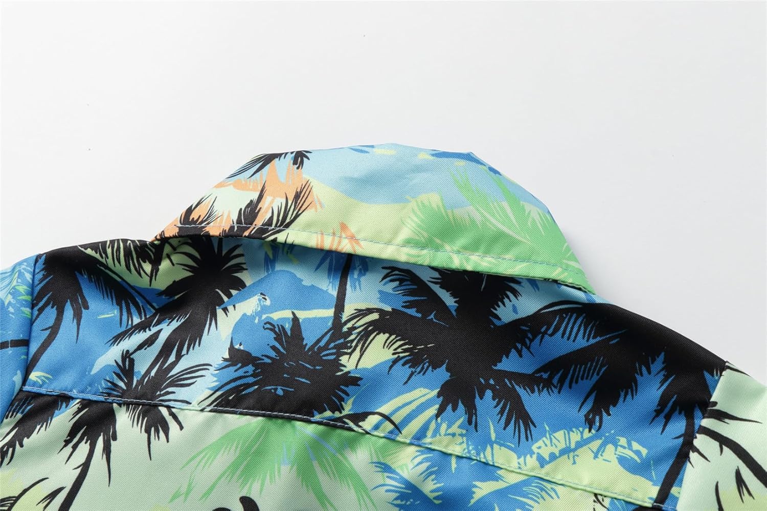 Mud Kingdom Boys Hawaiian Shirt Button Down Short Sleeve Summer Tropical Tops - Image 7