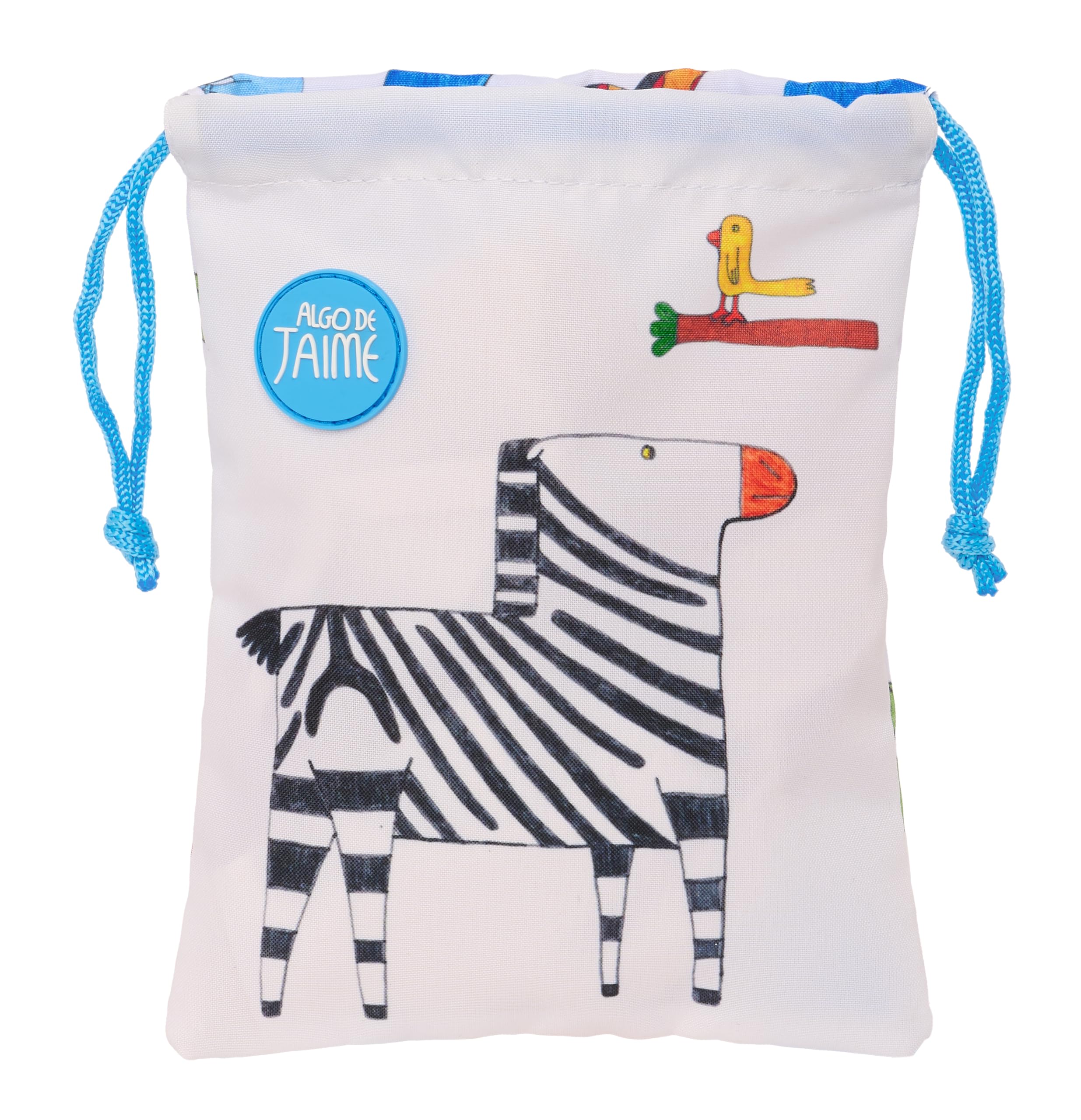Safta ALGO DE Jaime – Lunch Bag, Pencil Case, Quality and Maximum Resistance, Food Holder, Recreation, 20 x 25 cm, White, White, Estándar, Casual