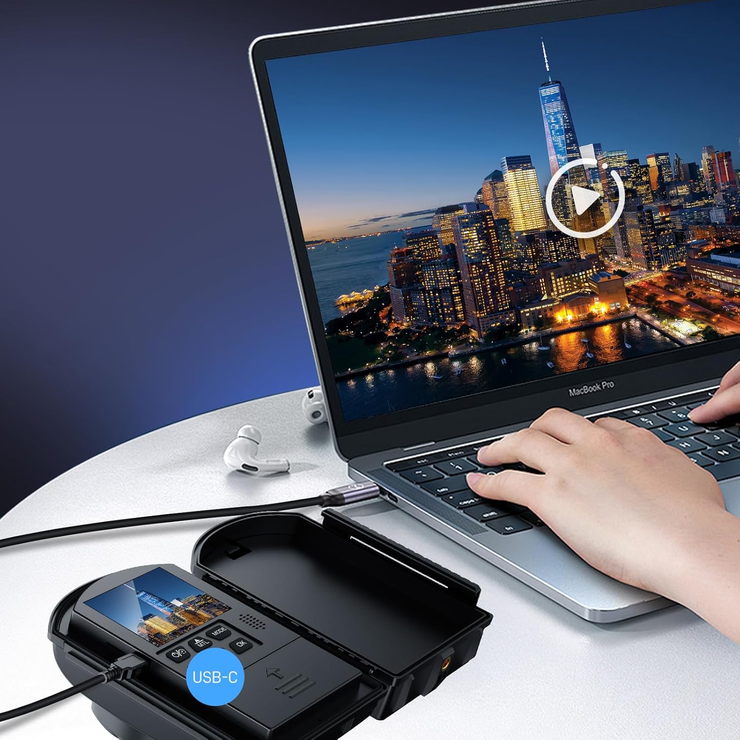 Dsoon Time Lapse Camera,1080P FHD Timelapse Camera Outdoor Construction Recording,180-Days Standby,110° Wide Angle & 2.4" LCD Screen,IP66 Waterproof,Multiple Modes,Includes 64GB TF Card