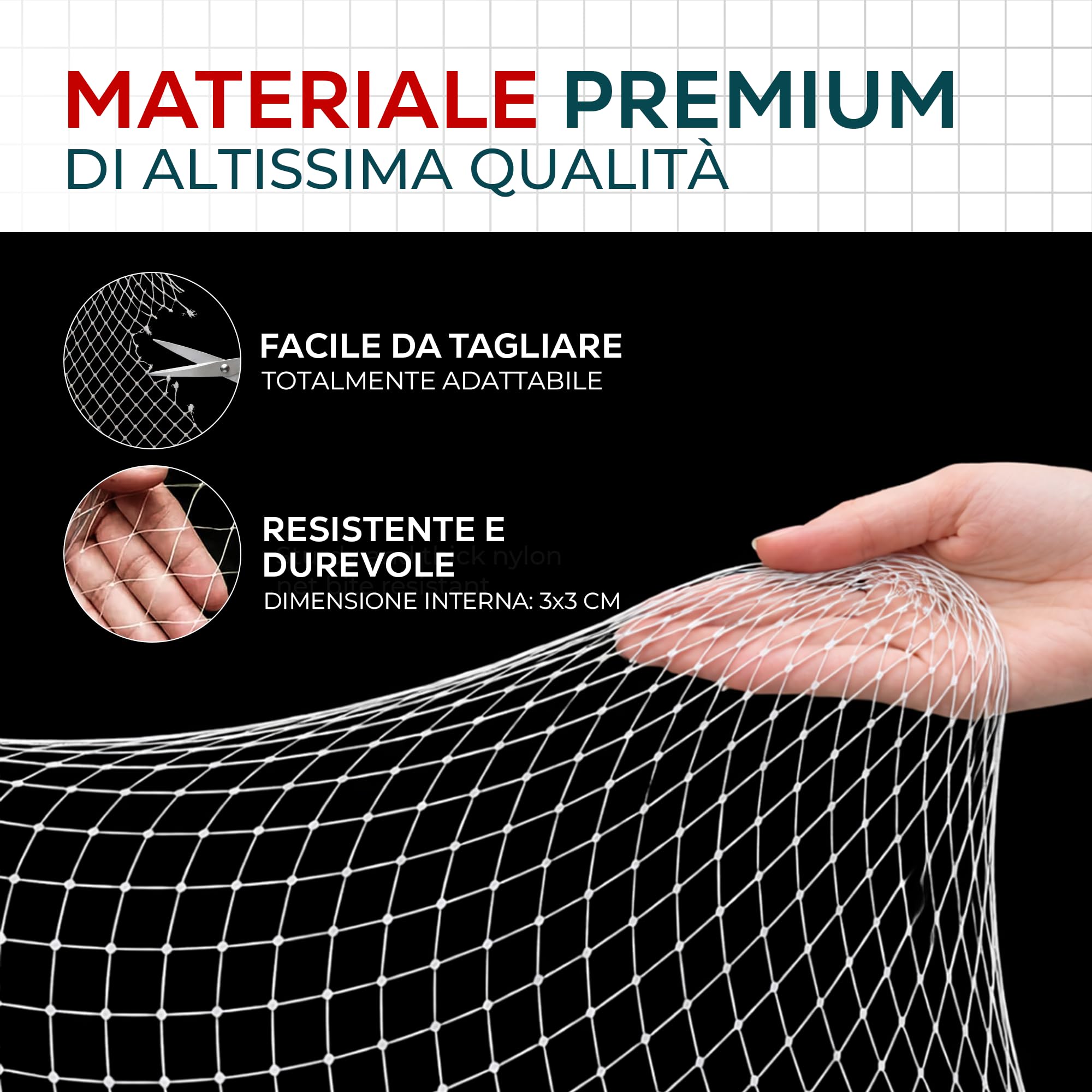 Rete per Gatti I Trasparente I 8x3m I Giocattolo Regalo I Rete per Gatti Balcone Trasparente I Rete Balcone per Gatti | Rete Protezione Balcone e Finestra per Gatti