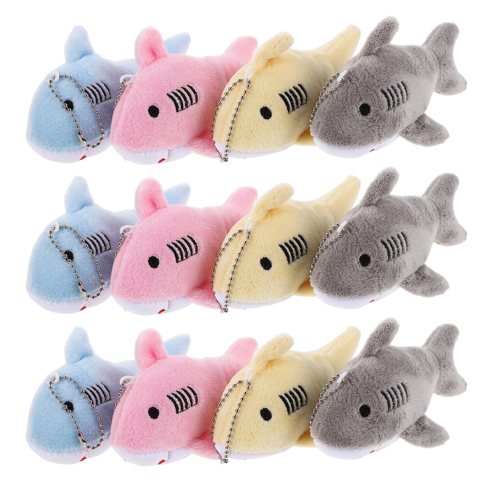 Porte-clés requin en peluche pour cadeaux d'anniversaire enfant