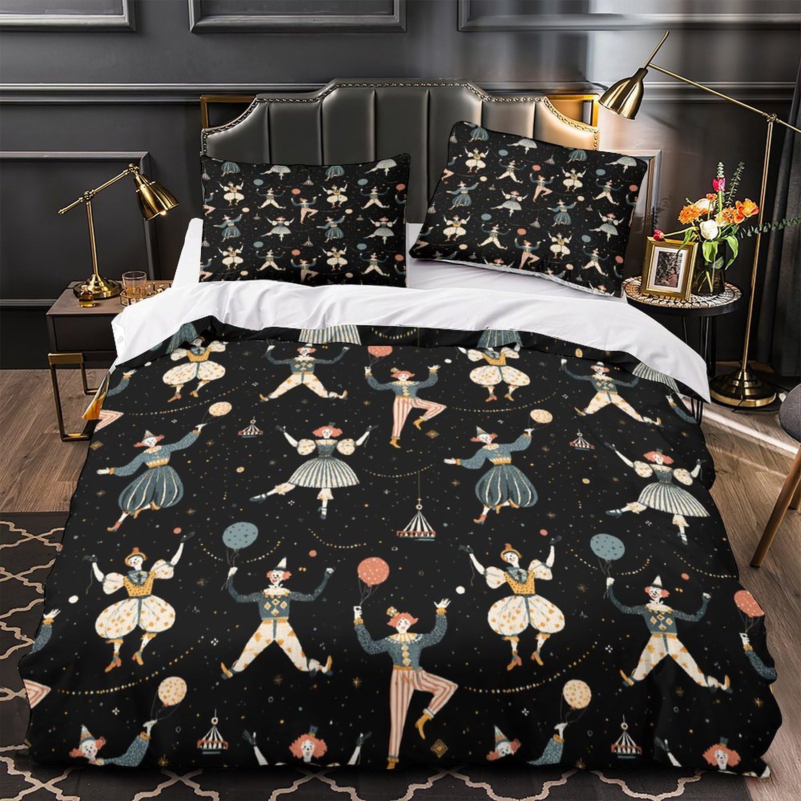Housse de couette sapin de Noël hypoallergénique pour lit double ado