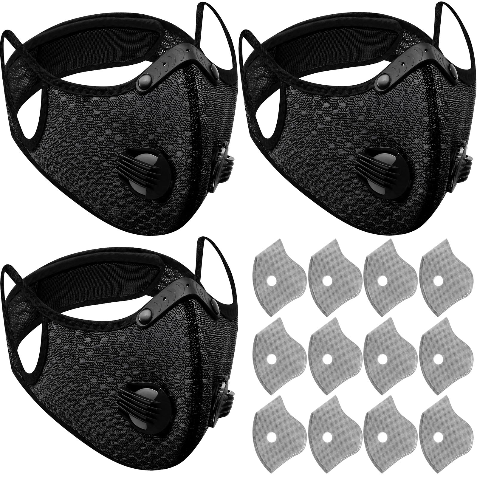 Threlaco 6 Pcs Dust Mask Reusable Respirator Mask