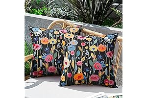 Merrycolor Outdoor Pillow Covers: Waterproof and Vibrant