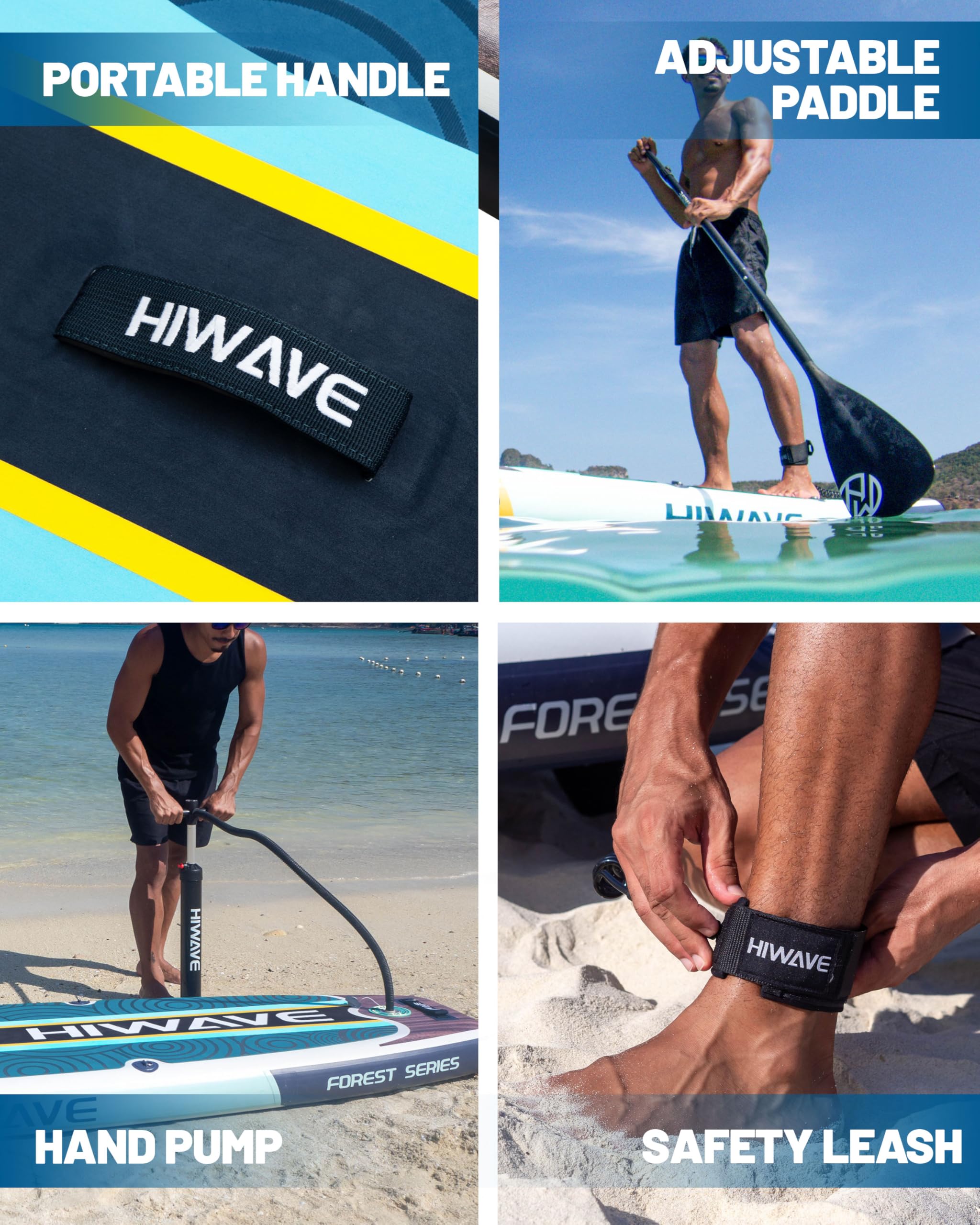 Amazon | Hiwave 空気注入式スタンドアップパドルボード 11フィート x