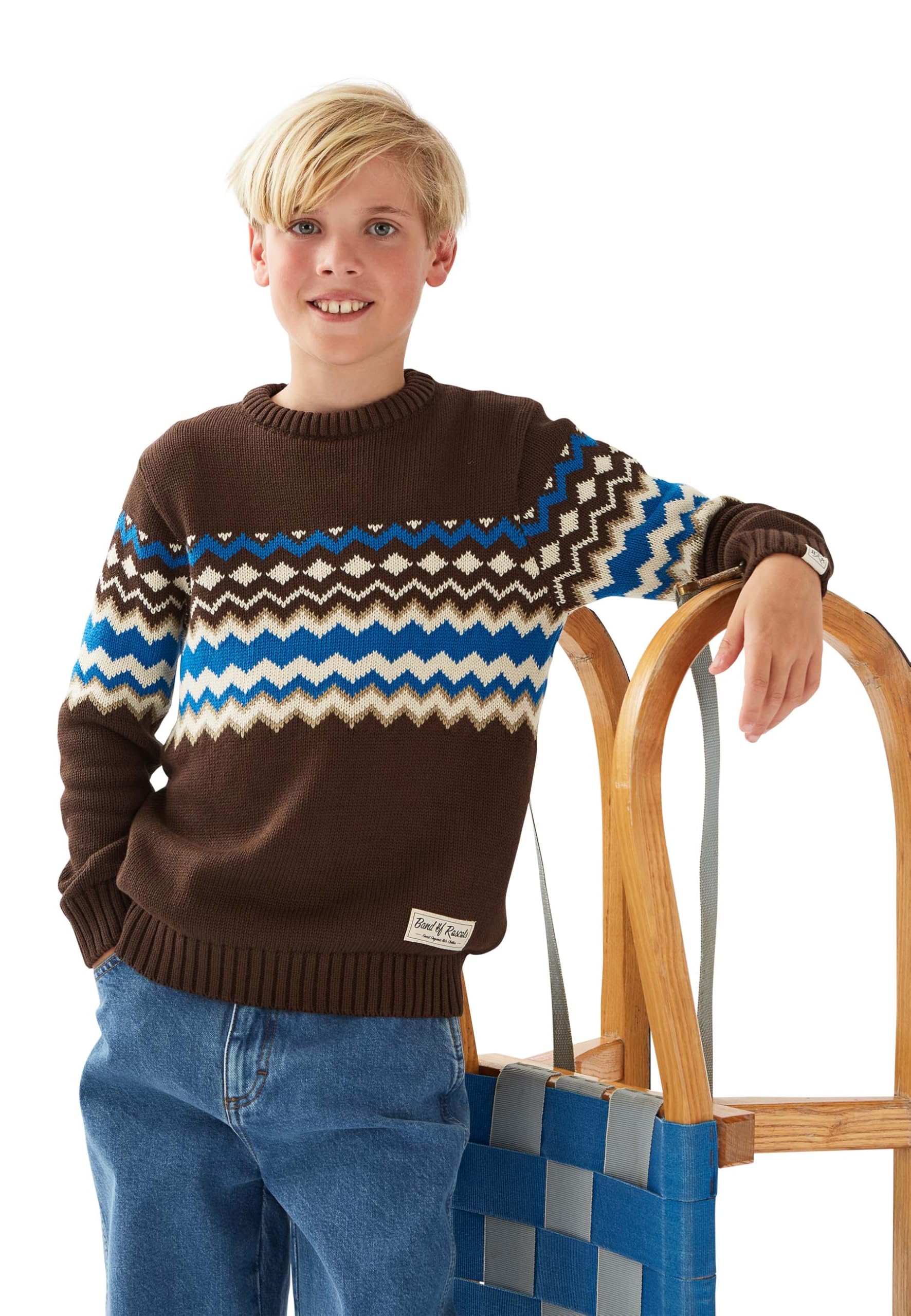Band of Rascals Kinder Strickpullover Brave aus Bio-Baumwolle