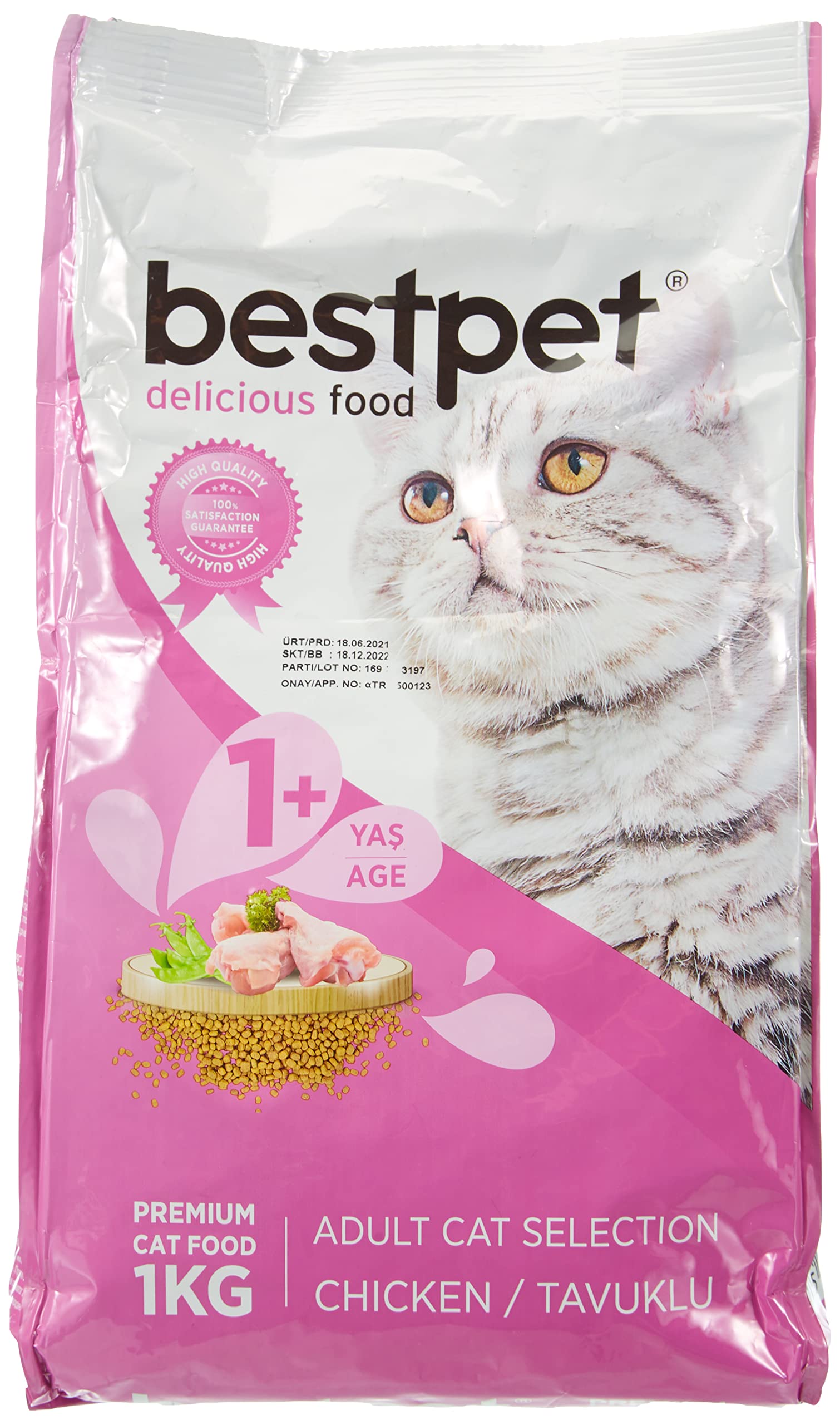 Bestpet Selection Tavuklu Yetiskin Kedi Mamasi 1 Kg Amazon Com Tr Evcil Hayvan Urunleri