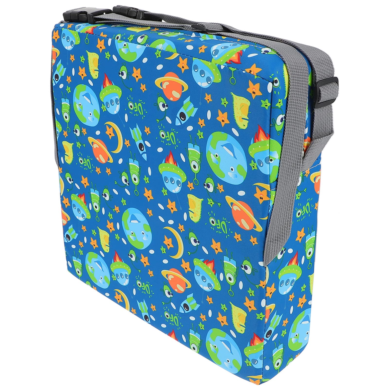 Toddmomy Cojín Elevador Para Silla Infantil Azul Espacial, Acolchado y Grueso, Espuma Extraíble, Para Comedor y Uso Doméstico, Adecuado Para Niños, Tamaño 32x32x8 Cm