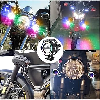 LED行燈24V Amazon.com: Ourbest Motorcycle Fog Lights with Switch, 12V