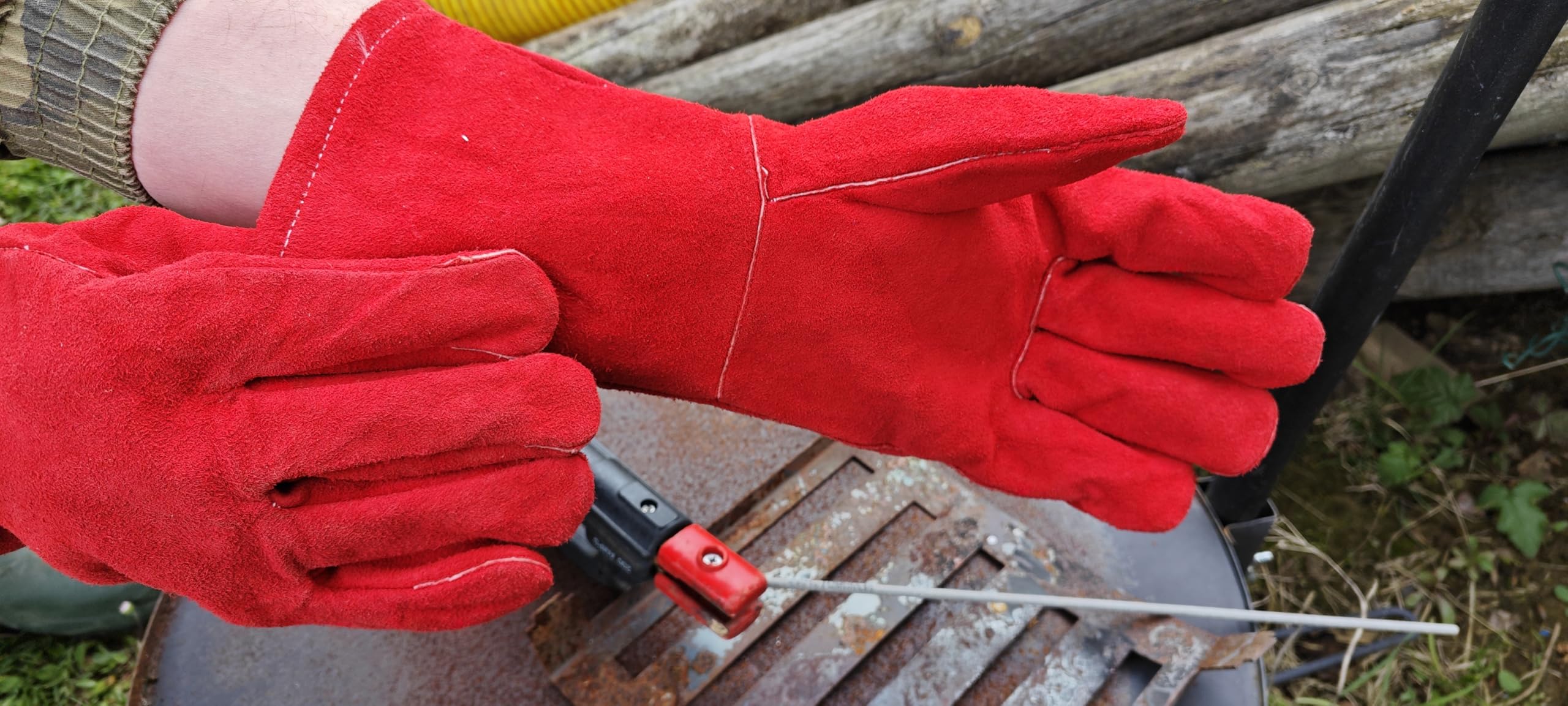 RuviGrab-Guantes de Soldador Ignífugos para Altas Temperaturas