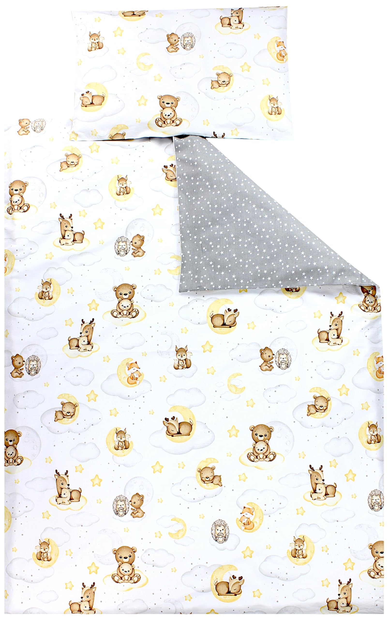 TupTam Juego de Ropa de Cama para Niños, de 2 Piezas., Zorros en el avión/Verde, 120x90 cm — view 15