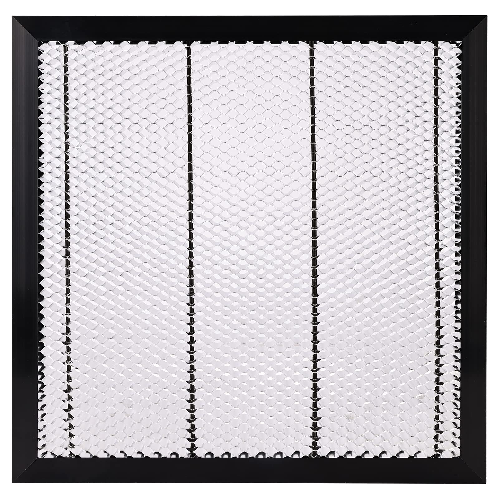 CAMXTOOL Honeycomb Laser Bed 400x400x22mm, Laser Honeycomb Bed for Laser Engraver and Cutter Machine, CO2 Engraver Cutting Machine, Laser Engraver Accessories, Smooth Edge, Aluminum(15.7x15.7x0.86in)