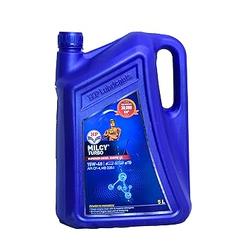 HP Milcy Turbo 15W40 Engine Oil 5 Ltr (Pack of 1) API CF-4, MB 228.1