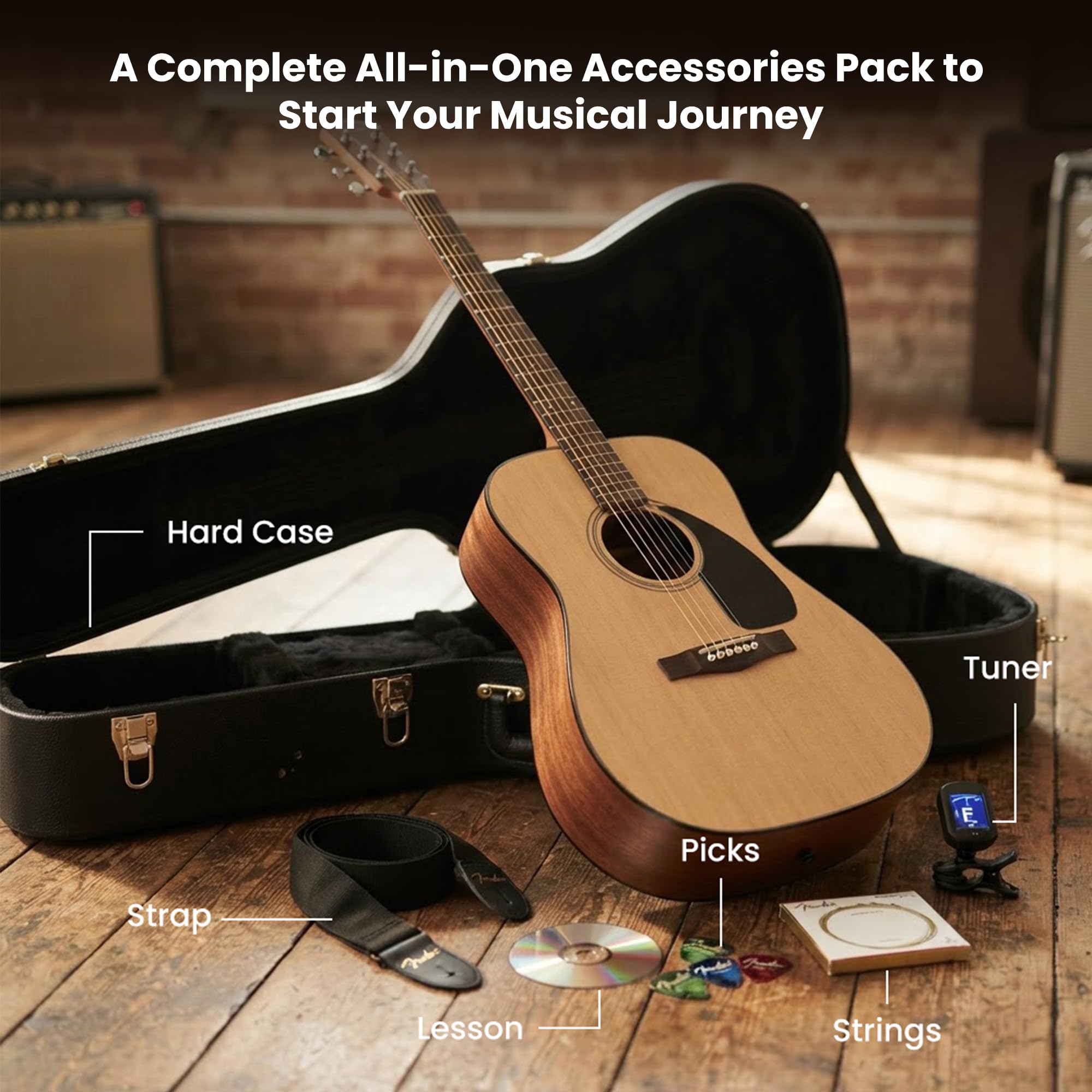 （美品）Fender CD-60 アコースティックギター 純正ハードケース付 Amazon | Fender CD-60 ドレッドノート アコースティックギター