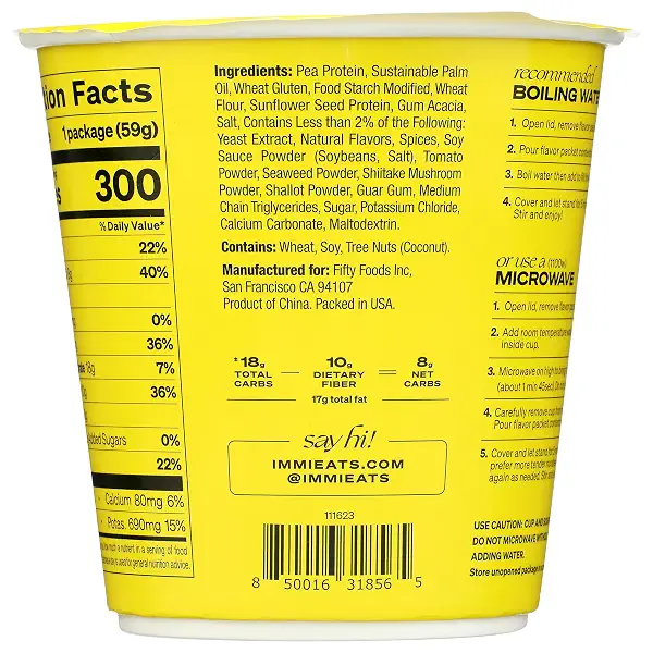 Immi, Noodle Cup Spicy Red Miso, 2.1 Ounce 3