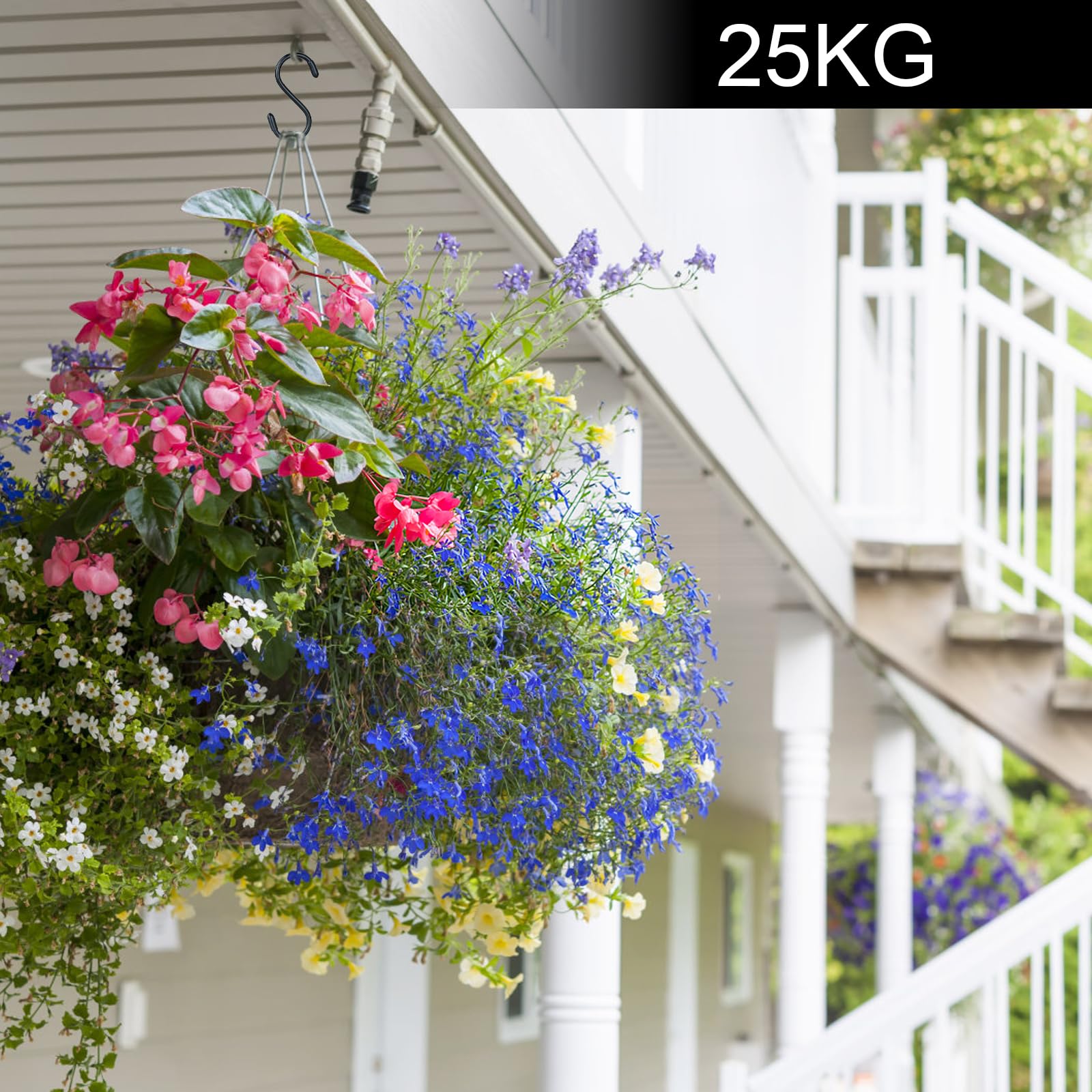 6 Ganci A S In Metalloneri – Multiuso Per Cucina, Bagno E Giardino – Porta Asciugamani, Pentole E Accessori – Fissaggio Senza Viti