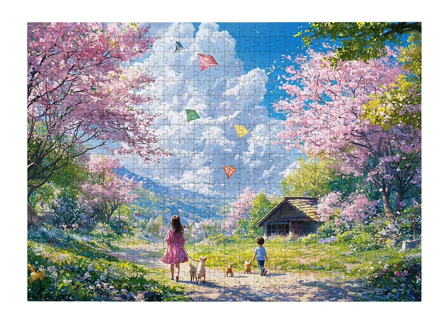 5000 sztuk puzzli dla dorosłych, wiosenna łamigłówka wymagająca gra -4781