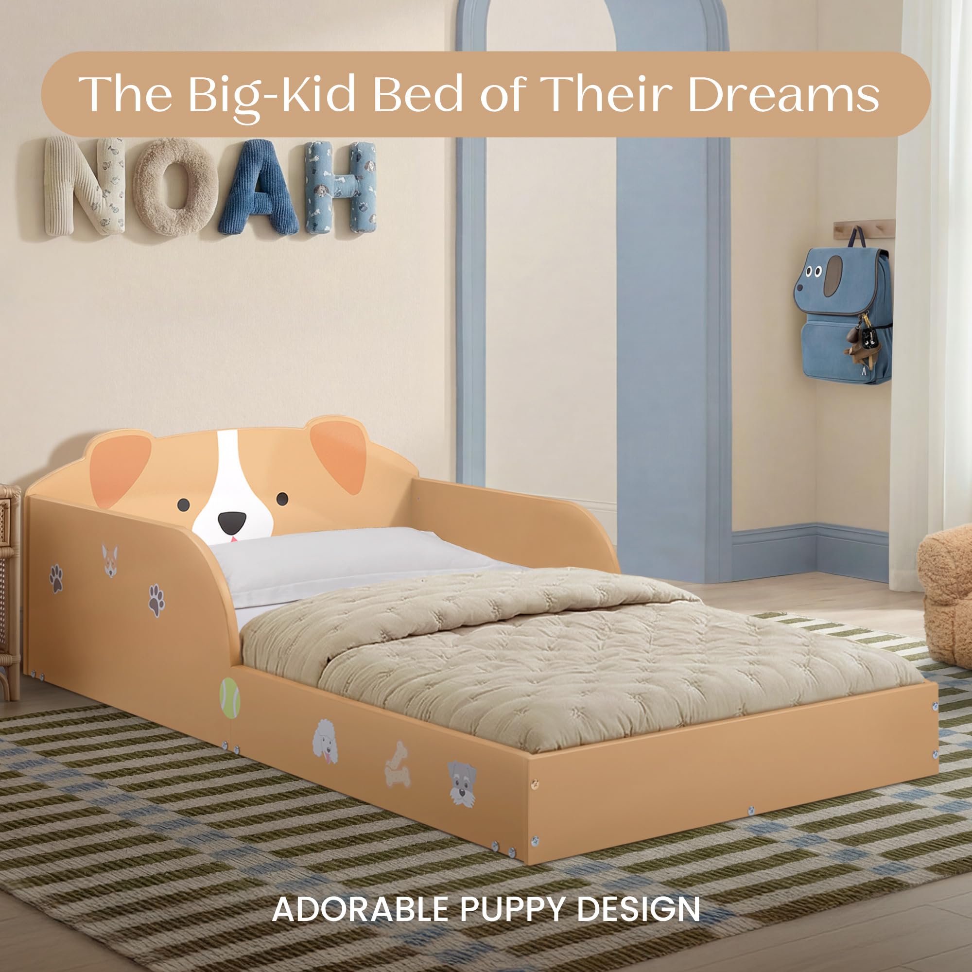 Delta Children Puppy Bed - Toddler Floor Bed -2 Delta Children Puppy Bed - Toddler Floor Bed -2