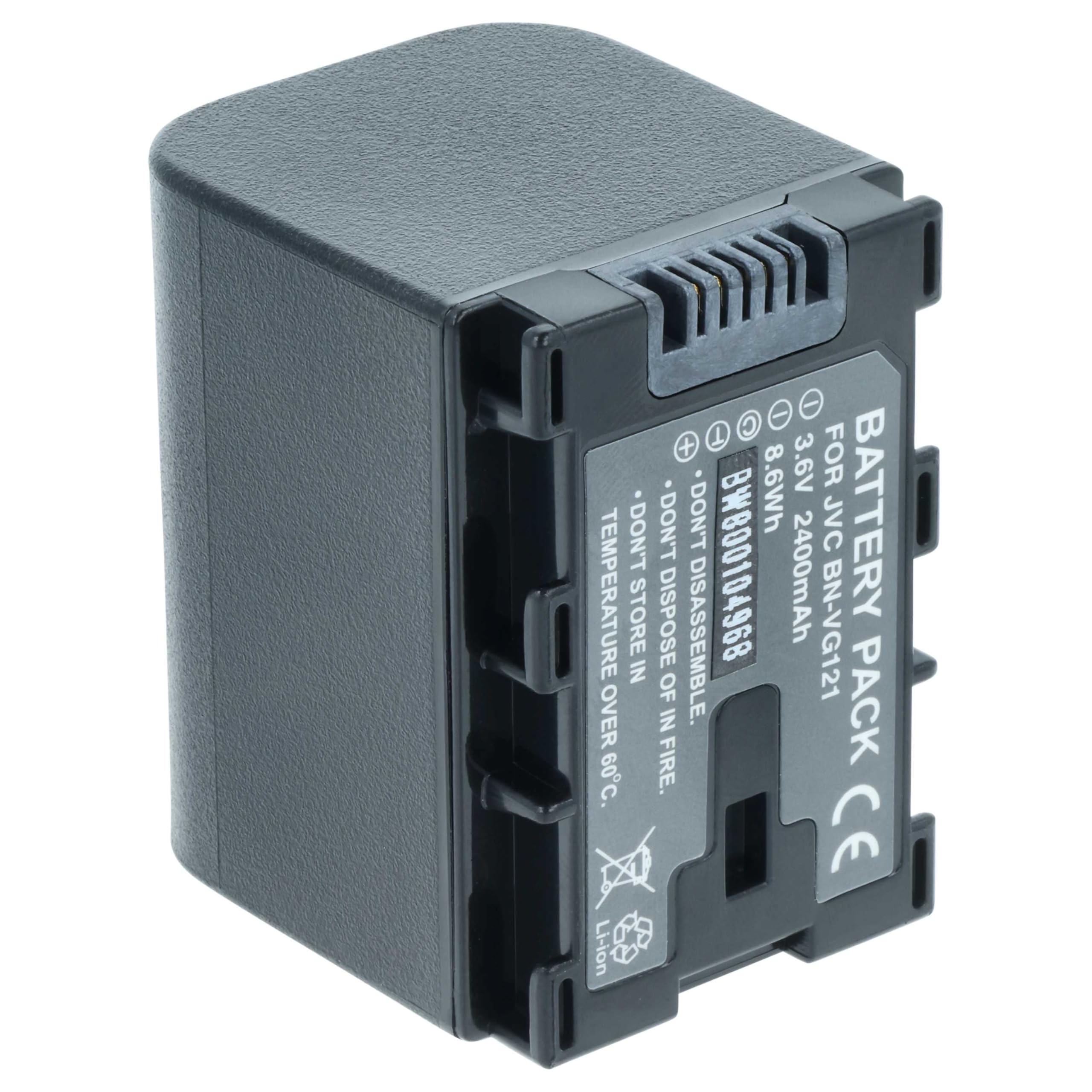 vhbw 2X Akku kompatibel mit JVC GZ-MS215SEU